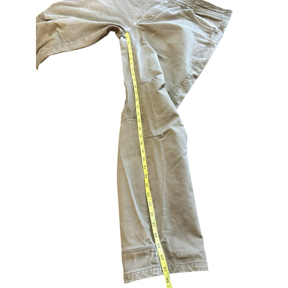 Kuhl Rydr Pants Mens 36x32 Brown Vintage Patina Dye Canvas Straight Leg Outdoor - Picture 6 of 8
